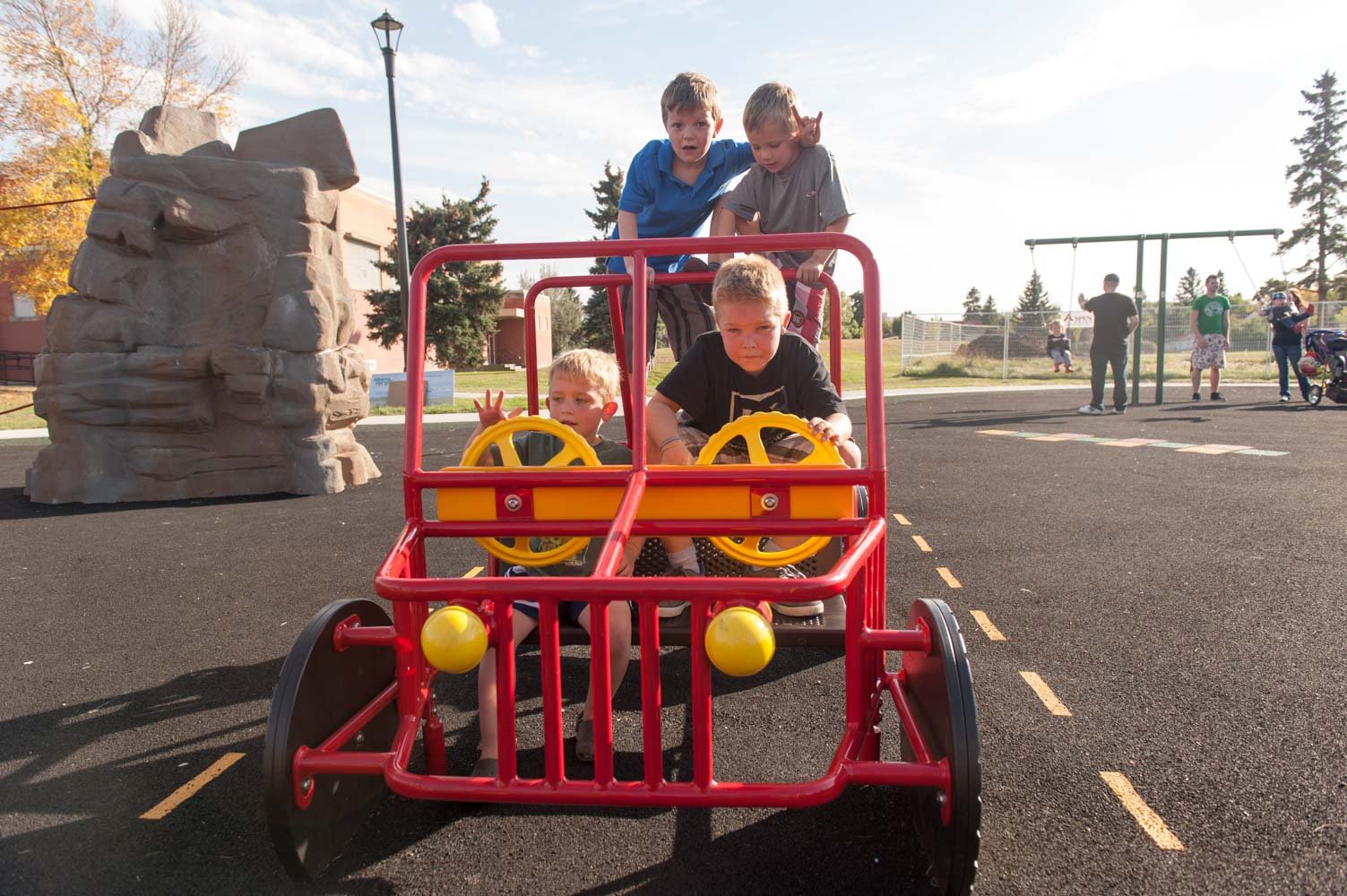 PlayWorks Spruce Avenue Playground in Edmonton, Alberta!
